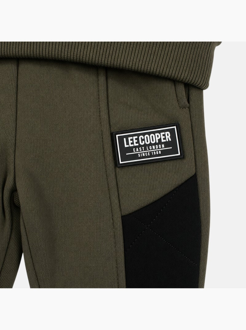 Lee Cooper - Ensemble de jogging, sweat à capuche et pantalon garçon Kaki - Kiabi