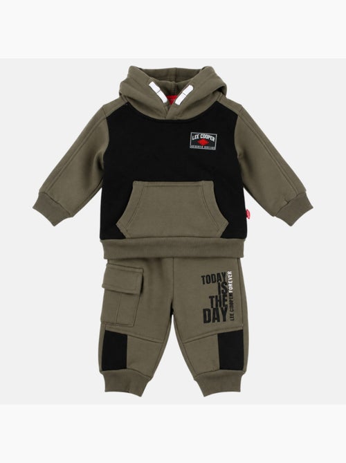 Lee Cooper - Ensemble de jogging, sweat à capuche et pantalon garçon - Kiabi Lee Cooper - Ensemble de jogging, sweat à capuche et pantalon garçon - Kiabi