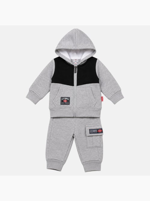 Lee Cooper - Ensemble de jogging, veste à capuche et pantalon garçon - Kiabi Lee Cooper - Ensemble de jogging, veste à capuche et pantalon garçon - Kiabi