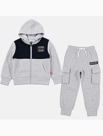 Lee Cooper - Ensemble de jogging, veste à capuche et pantalon garçon