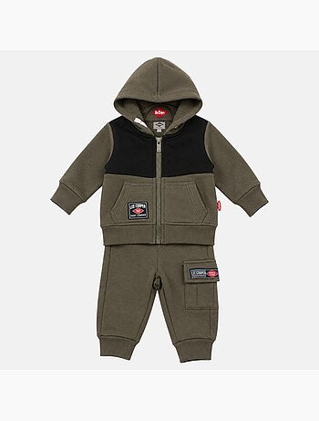 Lee Cooper - Ensemble de jogging, veste à capuche et pantalon garçon