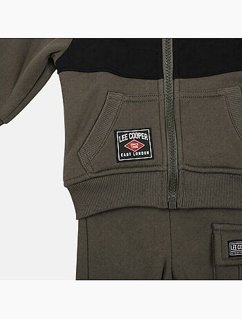 Lee Cooper - Ensemble de jogging, veste à capuche et pantalon garçon