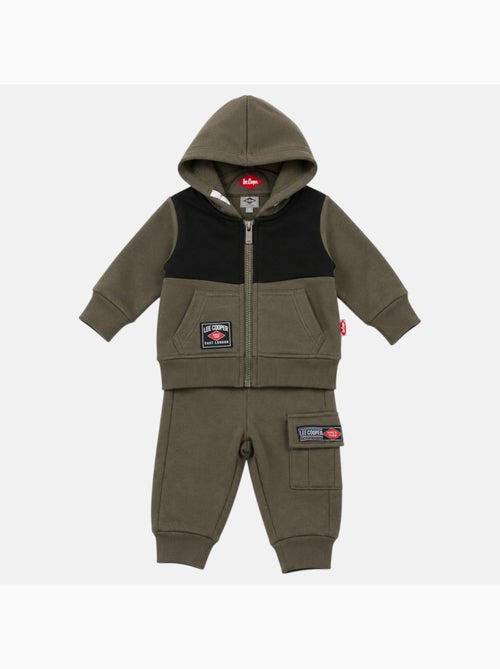Lee Cooper - Ensemble de jogging, veste à capuche et pantalon garçon - Kiabi Lee Cooper - Ensemble de jogging, veste à capuche et pantalon garçon - Kiabi