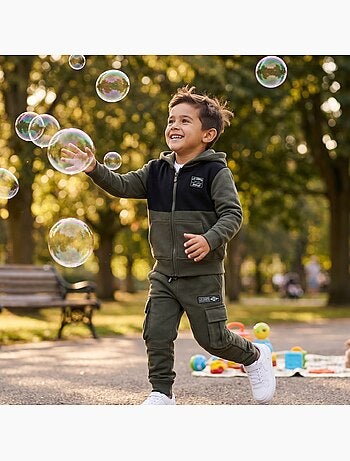 Lee Cooper - Ensemble de jogging, veste à capuche et pantalon garçon
