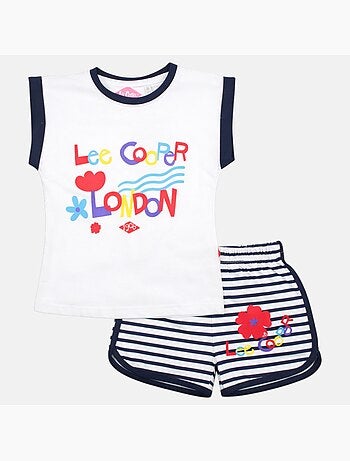 Lee Cooper - Ensemble fille composé d un débardeur et d un short