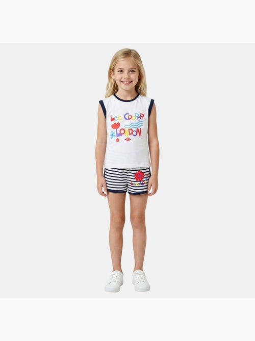Lee Cooper - Ensemble fille composé d un débardeur et d un short - Kiabi