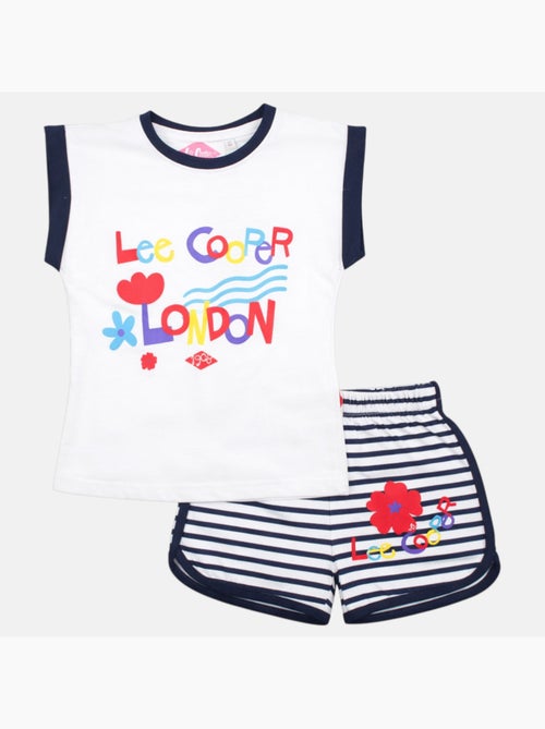 Lee Cooper - Ensemble fille composé d un débardeur et d un short - Kiabi