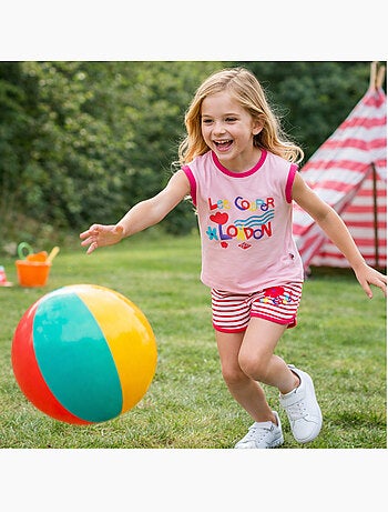 Lee Cooper - Ensemble fille composé d un débardeur et d un short