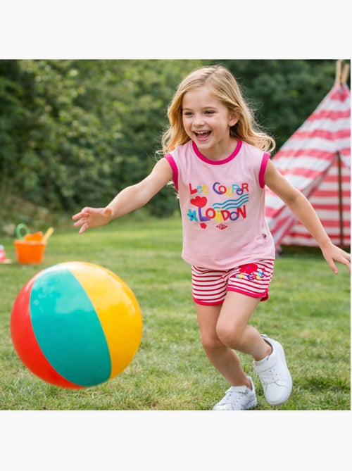 Lee Cooper - Ensemble fille composé d un débardeur et d un short - Kiabi