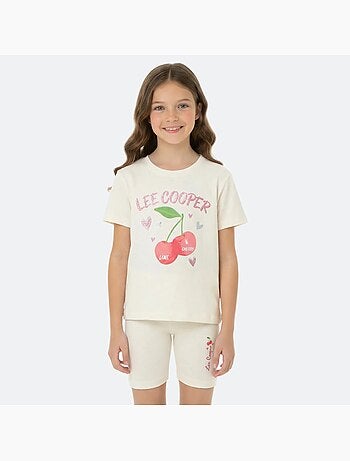 Lee Cooper - Ensemble fille T-shirt manches courtes et bermuda -