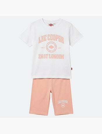 Lee Cooper - Ensemble fille T-shirt manches courtes et bermuda -