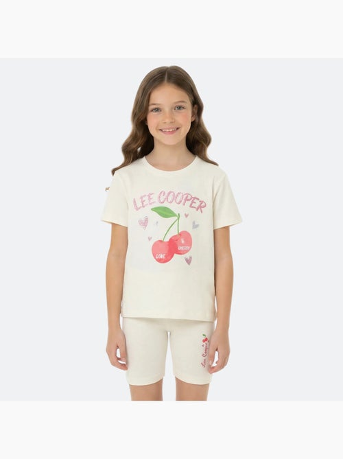 Lee Cooper - Ensemble fille T-shirt manches courtes et bermuda - Kiabi