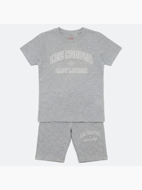 Lee Cooper - Ensemble fille T-shirt manches courtes et bermuda - Kiabi