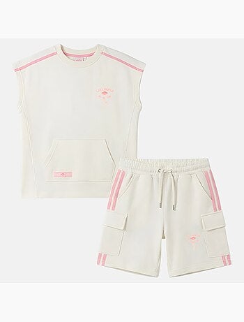 Lee Cooper - Ensemble fille T-shirt manches courtes et short