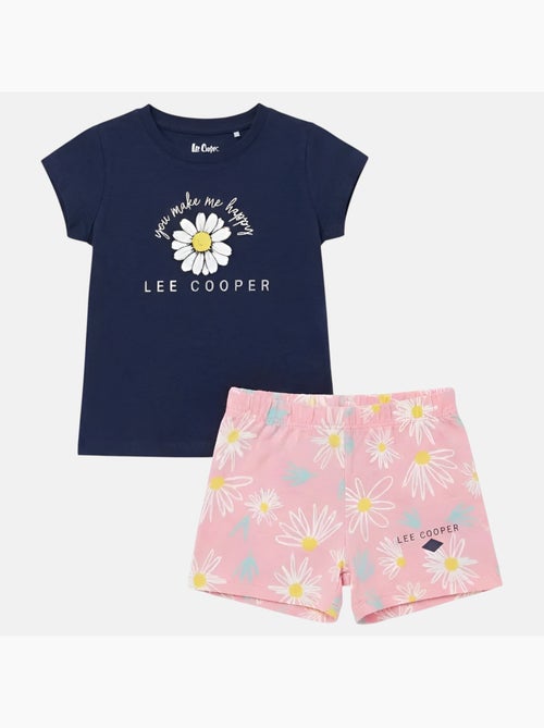 Lee Cooper - Ensemble fille T-shirt manches courtes et short - Kiabi