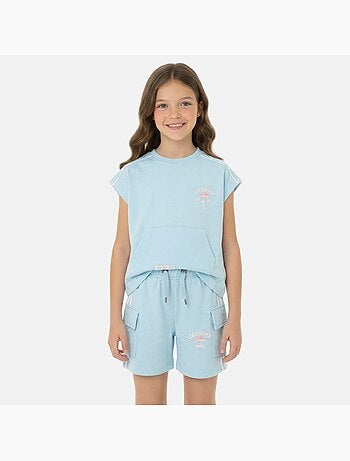 Lee Cooper - Ensemble fille T-shirt manches courtes et short