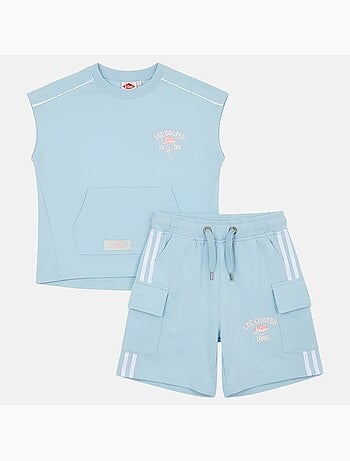 Lee Cooper - Ensemble fille T-shirt manches courtes et short