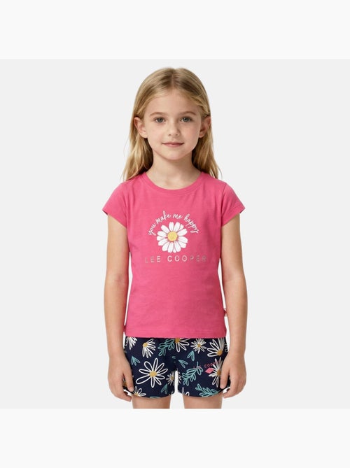 Lee Cooper - Ensemble fille T-shirt manches courtes et short - Kiabi