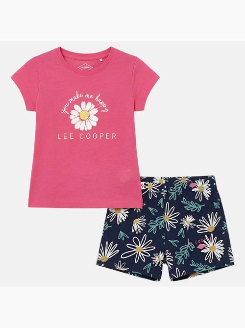 Lee Cooper - Ensemble fille T-shirt manches courtes et short - Kiabi