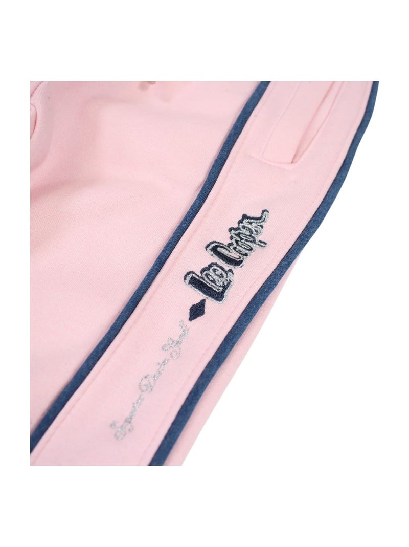 Lee Cooper - Ensemble fille veste à capuche et pantalon de jogging Rose - Kiabi