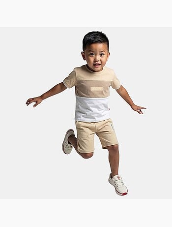 Lee Cooper - Ensemble garçon avec T shirt manches courtes et avec short