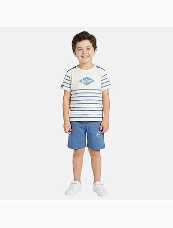 Lee Cooper - Ensemble garçon avec T shirt manches courtes et short