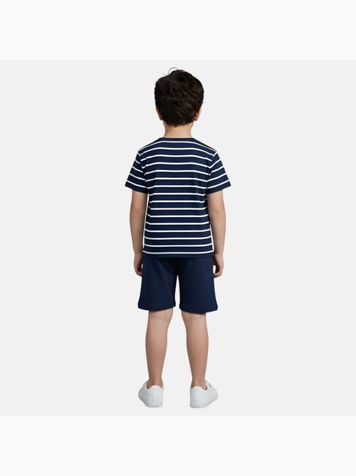 Lee Cooper - Ensemble garçon avec T shirt manches courtes et short - Kiabi