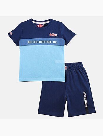 Lee Cooper - Ensemble garçon avec T shirt manches courtes et short