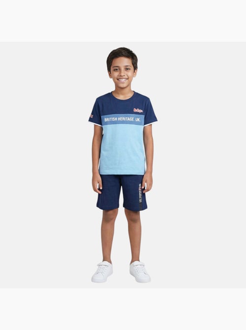 Lee Cooper - Ensemble garçon avec T shirt manches courtes et short - Kiabi