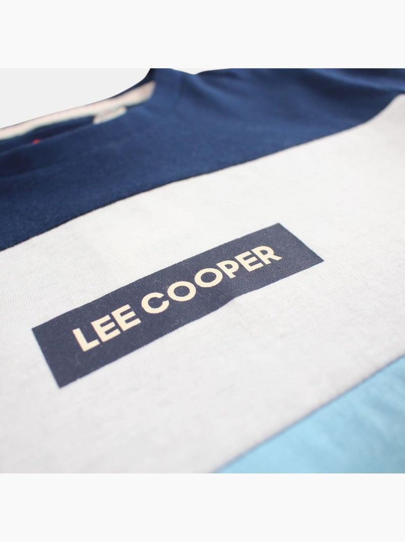Lee Cooper - Ensemble garçon composé d un T shirt manches courtes et d un short Bleu marine - Kiabi