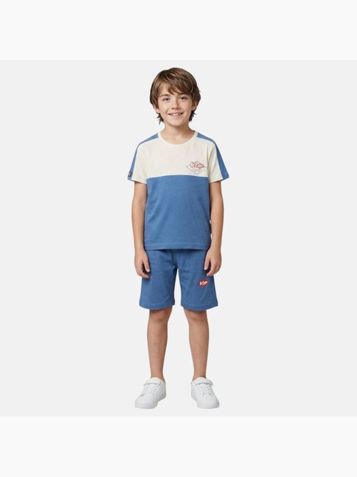 Lee Cooper - Ensemble garçon T shirt manches courtes et short assorti - Kiabi