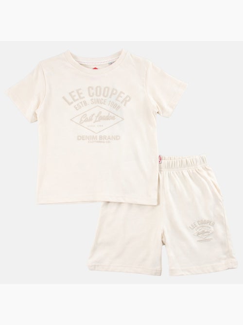 Lee Cooper - Ensemble garçon t-shirt manches courtes et short - Kiabi