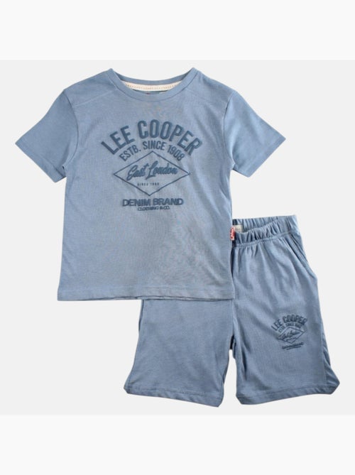 Lee Cooper - Ensemble garçon t-shirt manches courtes et short - Kiabi