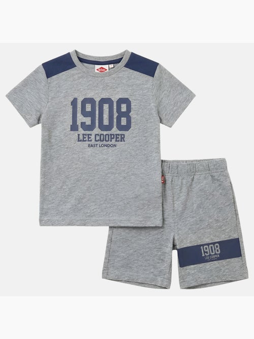 Lee Cooper - Ensemble garçon T-shirt manches courtes et short - Kiabi