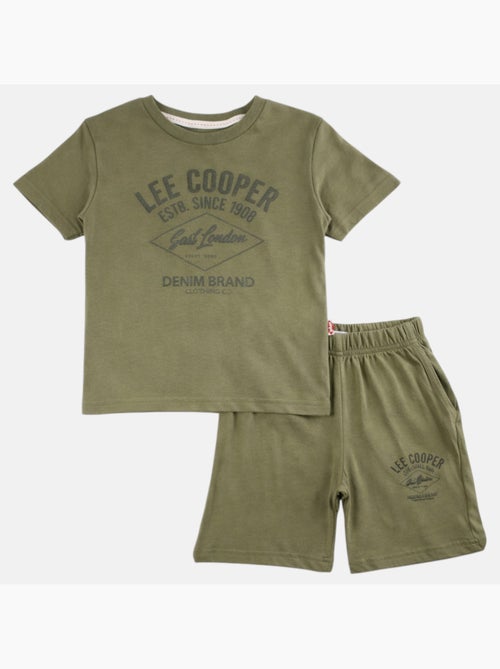 Lee Cooper - Ensemble garçon t-shirt manches courtes et short - Kiabi