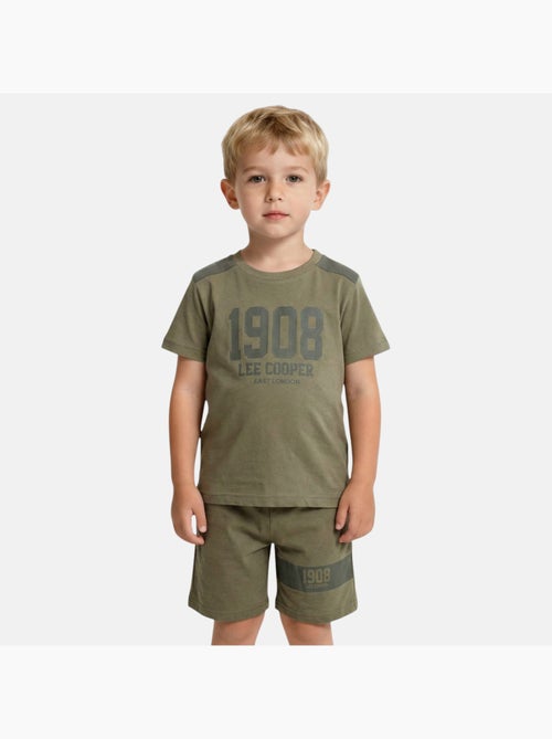 Lee Cooper - Ensemble garçon T-shirt manches courtes et short - Kiabi Lee Cooper - Ensemble garçon T-shirt manches courtes et short - Kiabi