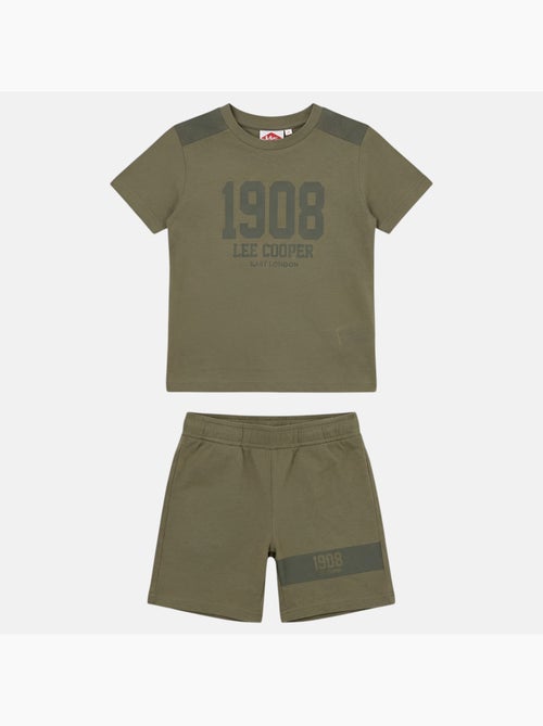 Lee Cooper - Ensemble garçon T-shirt manches courtes et short - Kiabi Lee Cooper - Ensemble garçon T-shirt manches courtes et short - Kiabi