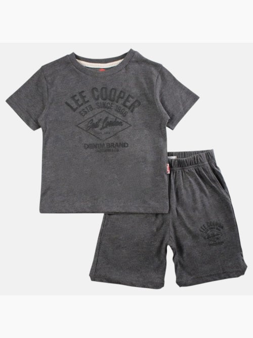 Lee Cooper - Ensemble garçon t-shirt manches courtes et short - Kiabi