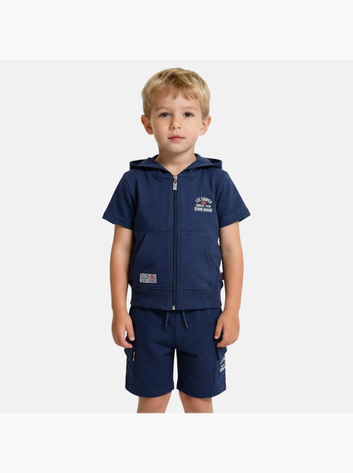 Lee Cooper - Ensemble garçon T-shirt manches courtes zippé et short - Kiabi Lee Cooper - Ensemble garçon T-shirt manches courtes zippé et short - Kiabi