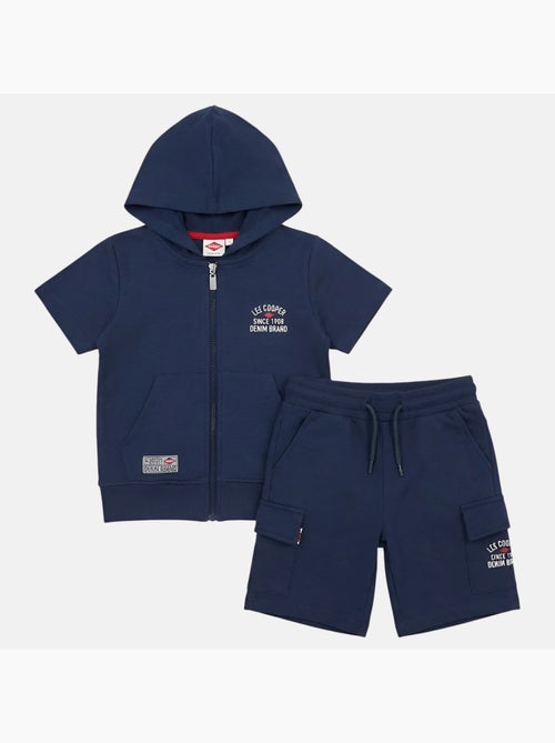 Lee Cooper - Ensemble garçon T-shirt manches courtes zippé et short - Kiabi Lee Cooper - Ensemble garçon T-shirt manches courtes zippé et short - Kiabi