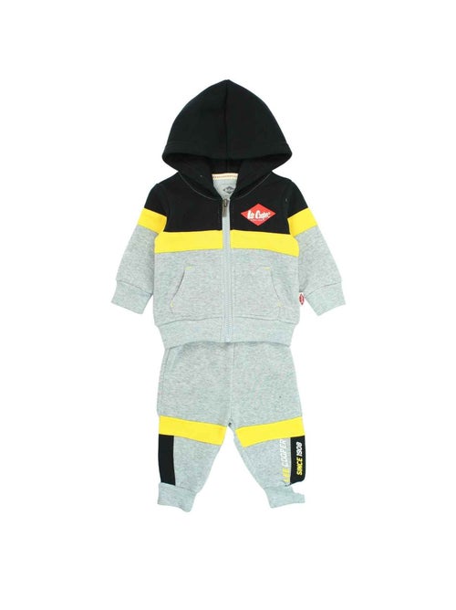Lee Cooper - Ensemble jogging bébé veste capuche et pantalon imprimé - Kiabi