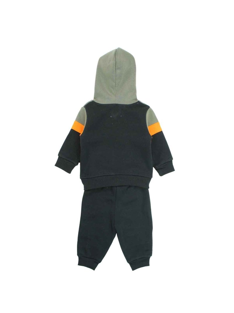 Lee Cooper - Ensemble jogging bébé veste capuche et pantalon imprimé Kaki - Kiabi