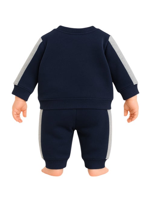 Lee Cooper - Ensemble jogging garçon sweat capuche et pantalon imprimé - Kiabi