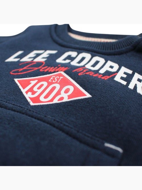 Lee Cooper - Ensemble jogging garçon sweat capuche et pantalon imprimé - Kiabi