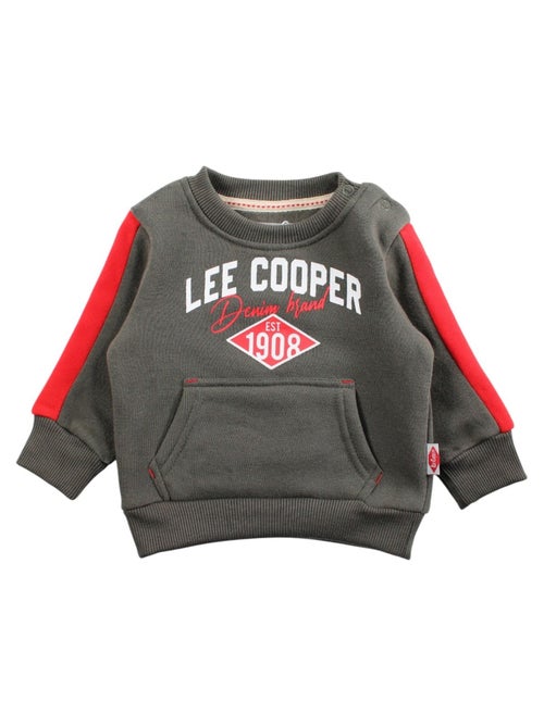 Lee Cooper - Ensemble jogging garçon sweat capuche et pantalon imprimé - Kiabi