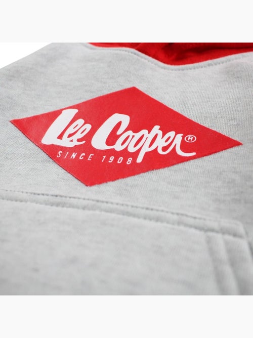 Lee Cooper - Ensemble jogging garçon sweat capuche et pantalon imprimé - Kiabi