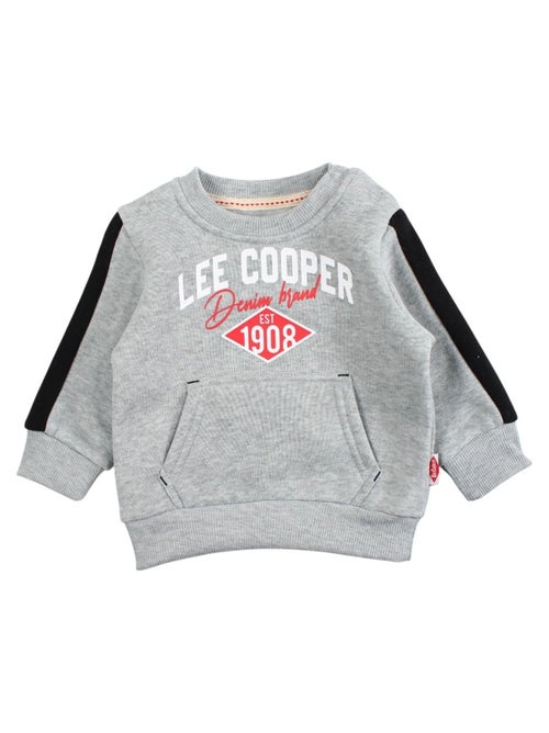 Lee Cooper - Ensemble jogging garçon sweat capuche et pantalon imprimé - Kiabi