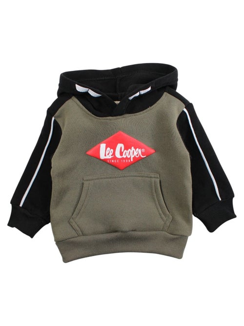 Lee Cooper - Ensemble jogging garçon sweat capuche et pantalon imprimé - Kiabi