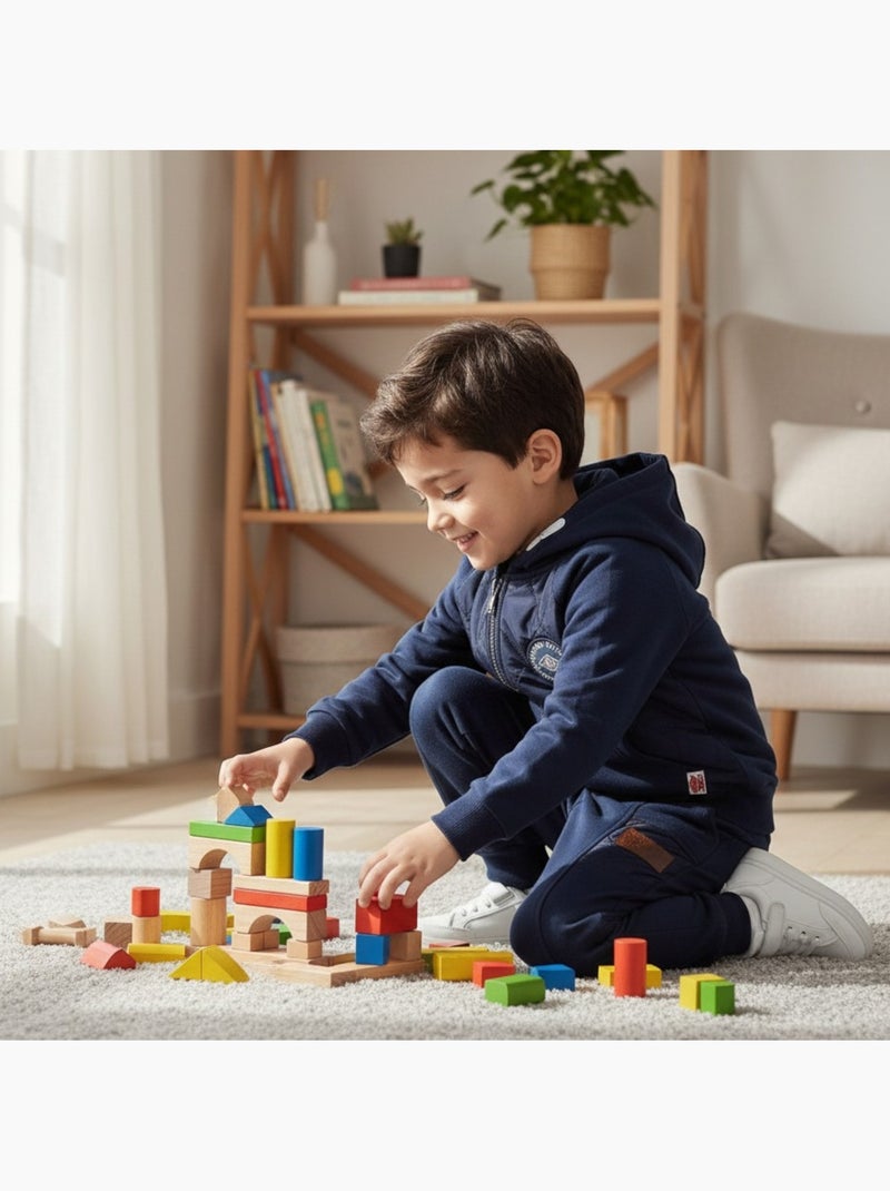 Lee Cooper - Ensemble jogging garçon veste capuche et pantalon Bleu marine - Kiabi