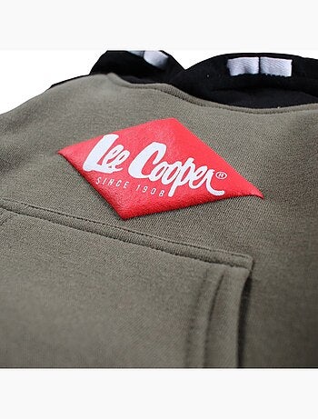 Lee Cooper - Ensemble jogging gar?on sweat capuche et pantalon imprim?